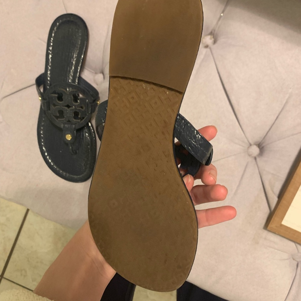 Navy blue Tory Burch millers - Picture 3 of 3